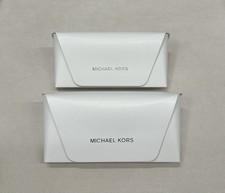 Michael Kors Sunglass Cases Set of 2, Brand New with Warranty Guide Cloth