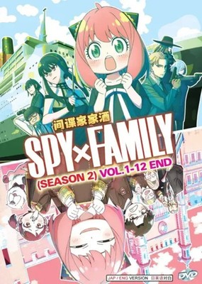  Spy x Family Season 2 Complete TV Series (Episodes 1-12) | Anime DVD English Du
