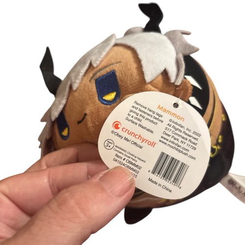 Obey Me! Figura Peluche Mammon 6" Mochibi NUEVO CON ETIQUETAS - Imagen 14 de 14