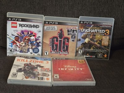 Sony PlayStation 3 PS3 Game Lot Of 5 - Kill Zone 3, Uncharted 3, And More