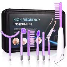 6 in 1 Touch Panel High Frequency Facial Machine For Hair Face Electrotherapy Wa