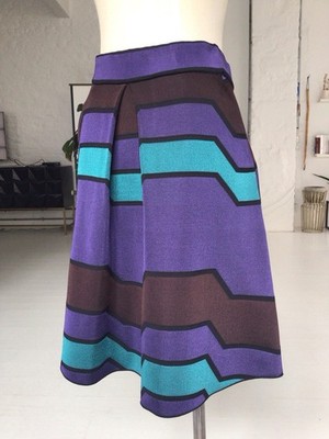 Missoni A-Linie Rock 70er Style Design Gr 38 IT 44 Viskose Mehrfarbig neu Italy 