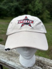 PBR Hat Cap Adjustable Cream Pro. Bull Riders Rodeo