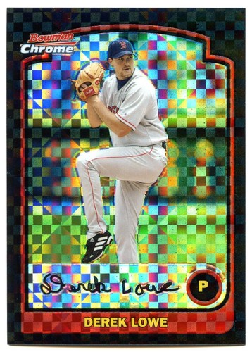 2003 Bowman Chrome Derek Lowe #5 card