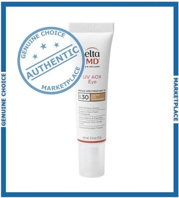 EltaMD UV AOX Tinted Eye Broad Spectrum SPF 30 0.4oz (11g) EXP 10/2026