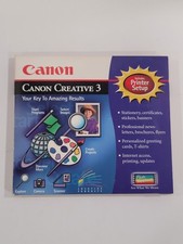 Vintage PC CD-ROM Canon Creative 3 For Windows 95 98