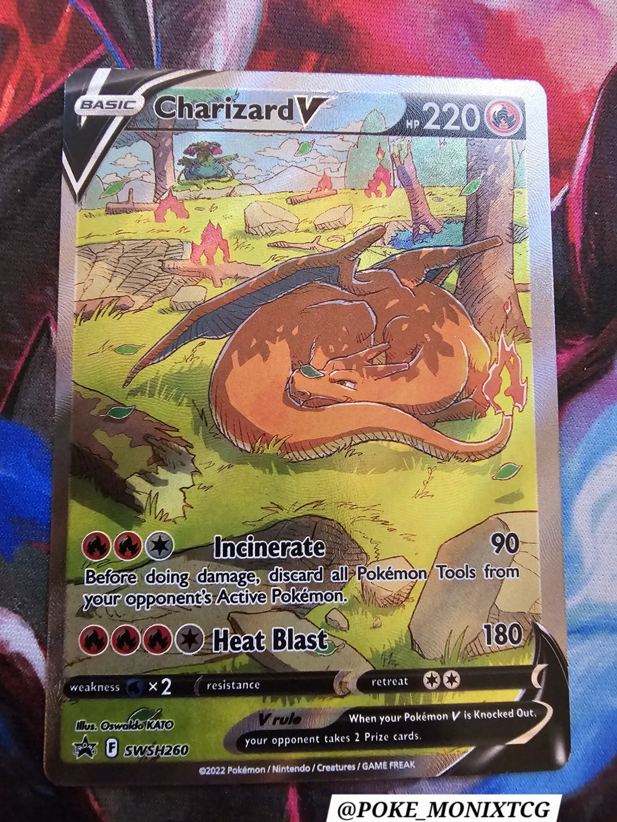 CHARIZARD V SWSH260 SWORD & SHIELD BLACK STAR PROMO