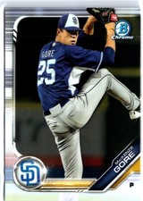 2019 Bowman - MacKenzie Gore #BCP-73 Chrome Prospects San Diego Padres