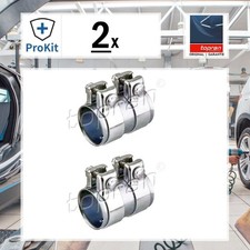 2x ORIGINAL® Topran Rohrverbinder, Abgasanlage für VW GOLF IV GOLF V POLO V