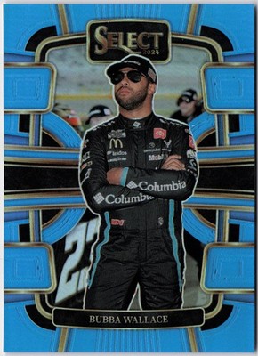 2024 Panini Select #88 Bubba Wallace Light Blue Prizms #/199