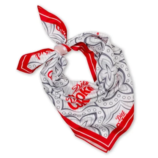 Bufanda gris satinado Coca-Cola Diet Coke Foto 3 de 4