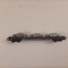SMCF HO RARE WAGON LONG A RANCHERS EN METAL SNCF