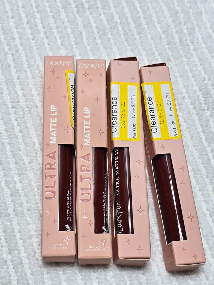 ColourPop Ultra Matte Lip Liquid Lipstick LAX 0.13 fl oz, Lot of 4, NIB (HH) - Image 4 of 4