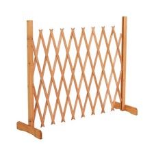NEW! Expanding Freestanding Wooden Trellis Fence Garden Screen