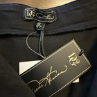 DG2 by Diane Gilman Black denim moto jacket Size 1X NEW (A) — photo 6