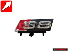 Audi Original S8 Vorne Kühlergrill Emblem Schriftzug - 4H0853740