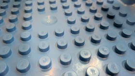 Vintage Lego Duplo Heavy Loader 2225 - Blue Storage Truck Dozer Tipper Bucket