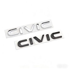 Abs Car Rear Trunk Letters 3d Emblem Tail Badge Sticker For Honda Civic Logo Dec Abs Car Rear Trunk Letters 3d Emblem Tail Badge Sticker For Honda Civic Logo Dec