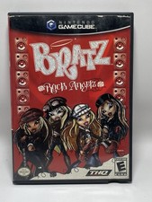 2005 Nintendo GameCube THQ Bratz Rock Angelz Disc & Case Tested Works