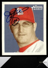 2006 Bowman Heritage #123 Jason Marquis Auto Signed Beckett Mini