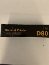 D80 Tattoo Thermal Printer  Portable Stencil Transfer  iOS Android Windows Mac