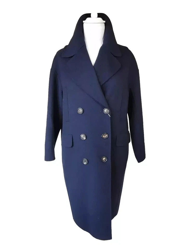 ✨MAX MARA  Cappotto doppiopetto in Lana Vergine  It46,  De42,  Fr44, Gb14, Us12 - Imagen 2 de 4