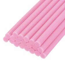 30pcs Mini Hot Glue Gun Sticks 4" x 0.28" for Glue Gun, Pink 0.33 per stick