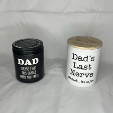 NeverNerve Funny Scented Candle Gift for Dad Last Nerve Soy Wax Hand Poured