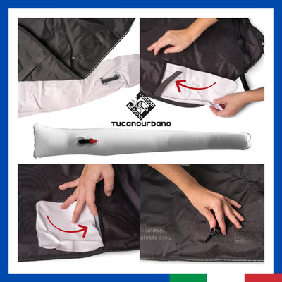 Aufblasbare Ersatz symmetrisch Beinabdeckung Thermoschild TUCANO Roller Wasserdicht
