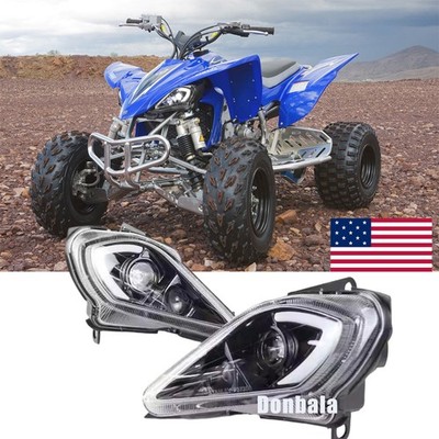 LED Headlight W/DRL turn signals light For Yamaha Raptor 250 2008-2010 2012 2013