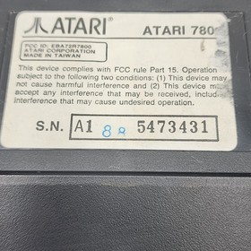 Atari 7800 Video Game System console  ATARI 2600, 1 Controller, Game AC READ 