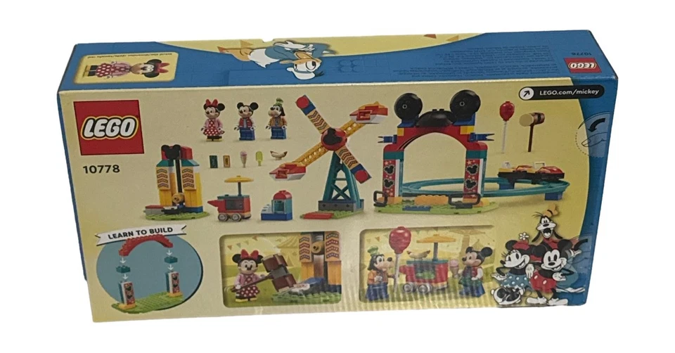 乐高迪士尼 10778 米奇·米妮·高飞的游乐场乐趣工厂封装 — 第 3/3 张图片