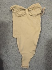 Skims Seamless Sculpt Strapless Thong Bodysuit Size XS Beige