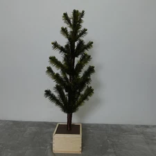 24” Decorative Feather Christmas Tree, Lightweight Holiday Seasonal Decor. New