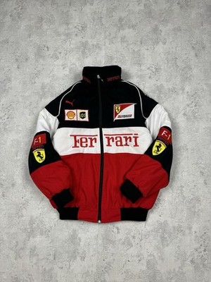 Ferrari F1 Racing Moto Jacket Size M | eBay