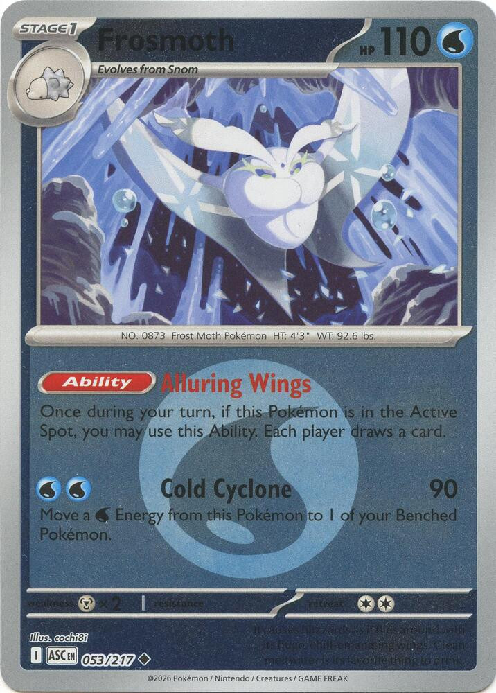Frosmoth | 053/217 | Energy Reverse Holo | Pokemon Ascended Heroes