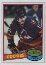 1980-81 Topps Scratched Jack Valiquette #108 10ou