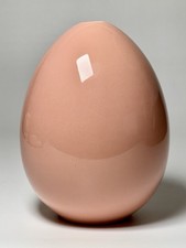 Base per lampada da tavolo a forma d’uovo in ceramica ~ vintage “70