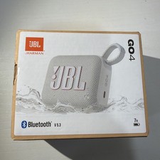 BRAND NEW White JBL Go 4 Portable Bluetooth Speaker FREE SHIPPING