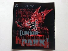 Linkin Park Reanimation Red Collage Sticker 2003 C&D Visionary 4x4.5" Band Merch