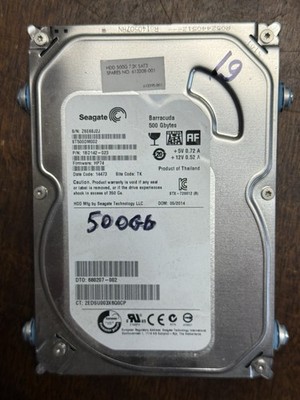 TESTED Seagate Barracuda 500GB internal hard disk drive (HDD)  ST500DM002  #19