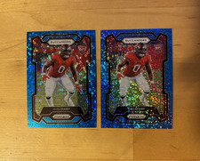 (2) 2023-24 Panini Prizm YaYa Diaby #394 Blue Disco Rookie SP #'d/95 Buccaneers