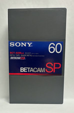 Sony 60-Minute Betacam SP BCT-60MLa Video Cassette - New/Blank/Unused