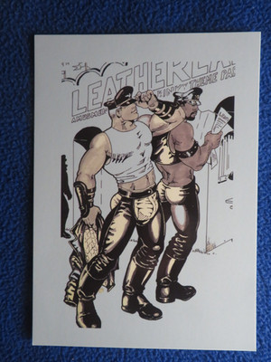 TOM OF FINLAND LEATHER LAND 5X7 POSTCARD BY ETIENNE | eBay