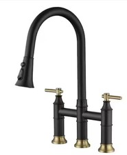 Sumerain S6119pq-mg Bridge Kitchen Faucet
