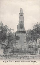 72 LE MANS MONUMENT DES COMBATANTS 1870 1871
