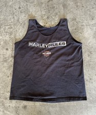 Vintage 90s Harley Davidson Colorado Tank Top Men's XL faded 1998 USA Made black