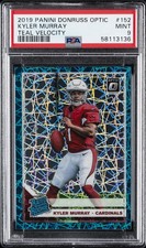 2019 PANINI DONRUSS OPTIC TEAL VELOCITY #152 KYLER MURRAY ROOKIE RC PSA 9