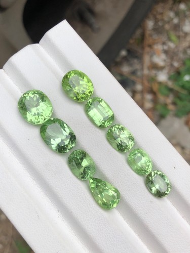 36.55 Carat Pastel color Pakistani Peridot lot for jewellery - Picture 4 of 8