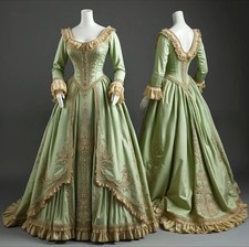 Rococo Prom Dress Venice Carnival Historical Brigdon Queen 18thCentury Ball Gown